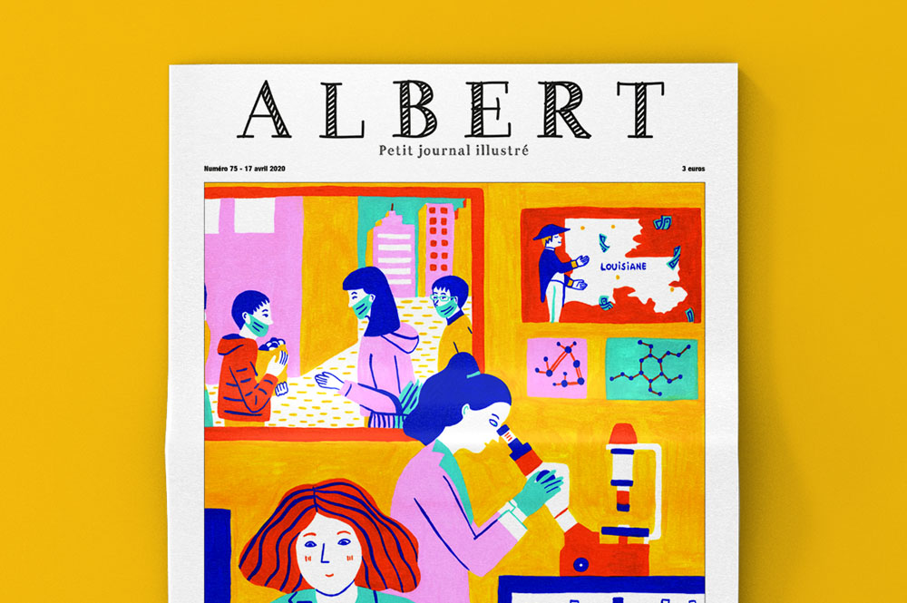 illustration pour le journal Albert