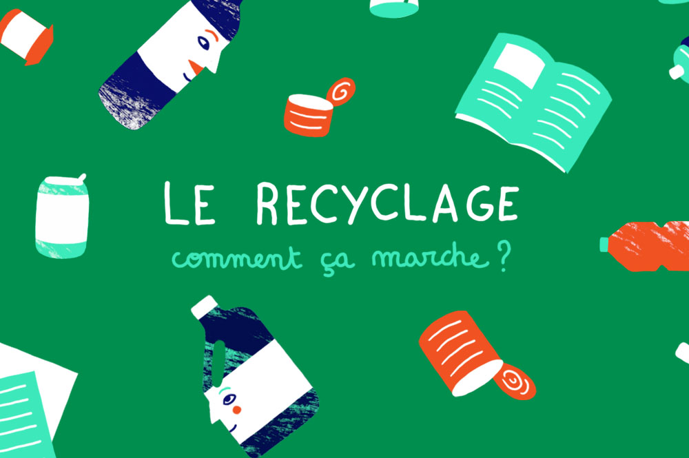 bande dessinée sur le recyclage pour Curieux