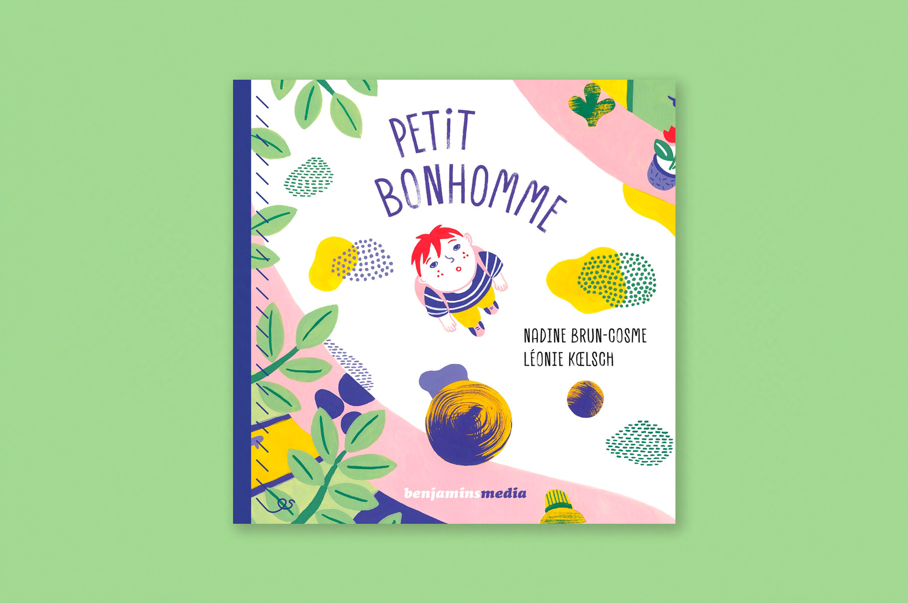 couverture de l'album jeunesse Petit bonhomme paru chez les éditions benjamins media