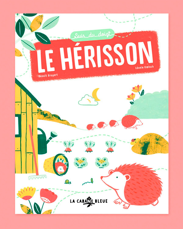 couverture de l'album jeunesse documentaire Le hérisson publié par la maison d'édition La Cabane bleue