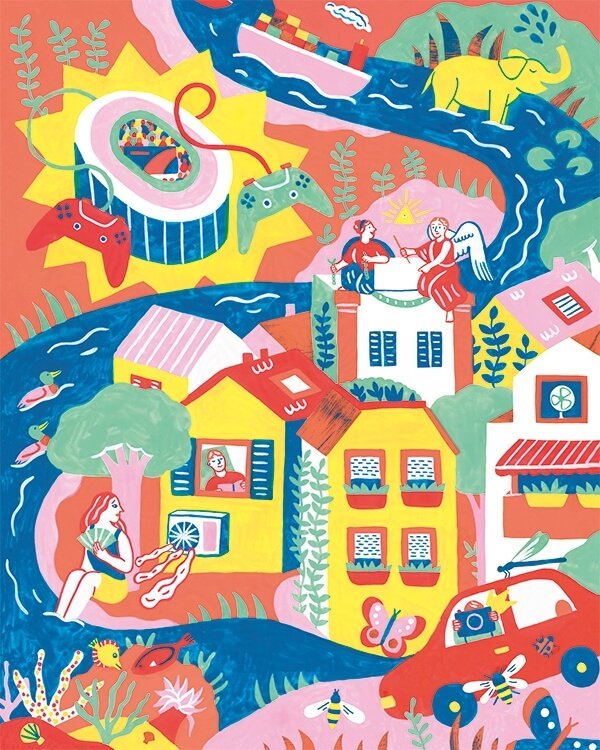 illustration de la couverture du journal Albert pour les enfants