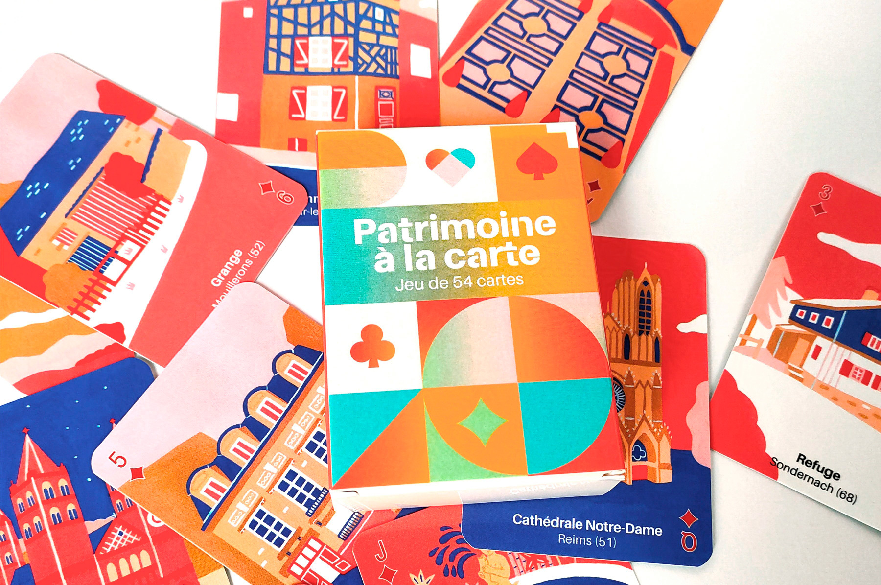 jeu de cartes Le patrimoine à la carte de la Région Grand Est