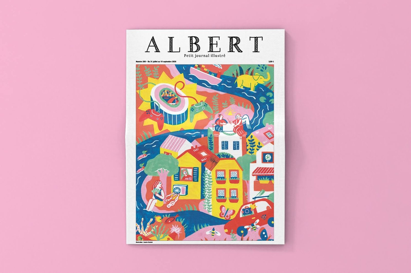 Illustration de la Une du journal Albert numéro 200